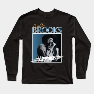 Garth brooks///original retro Long Sleeve T-Shirt